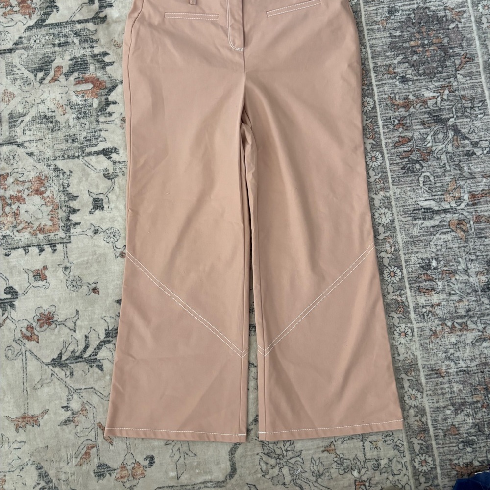 Stylish Pink Wide-Leg Pants